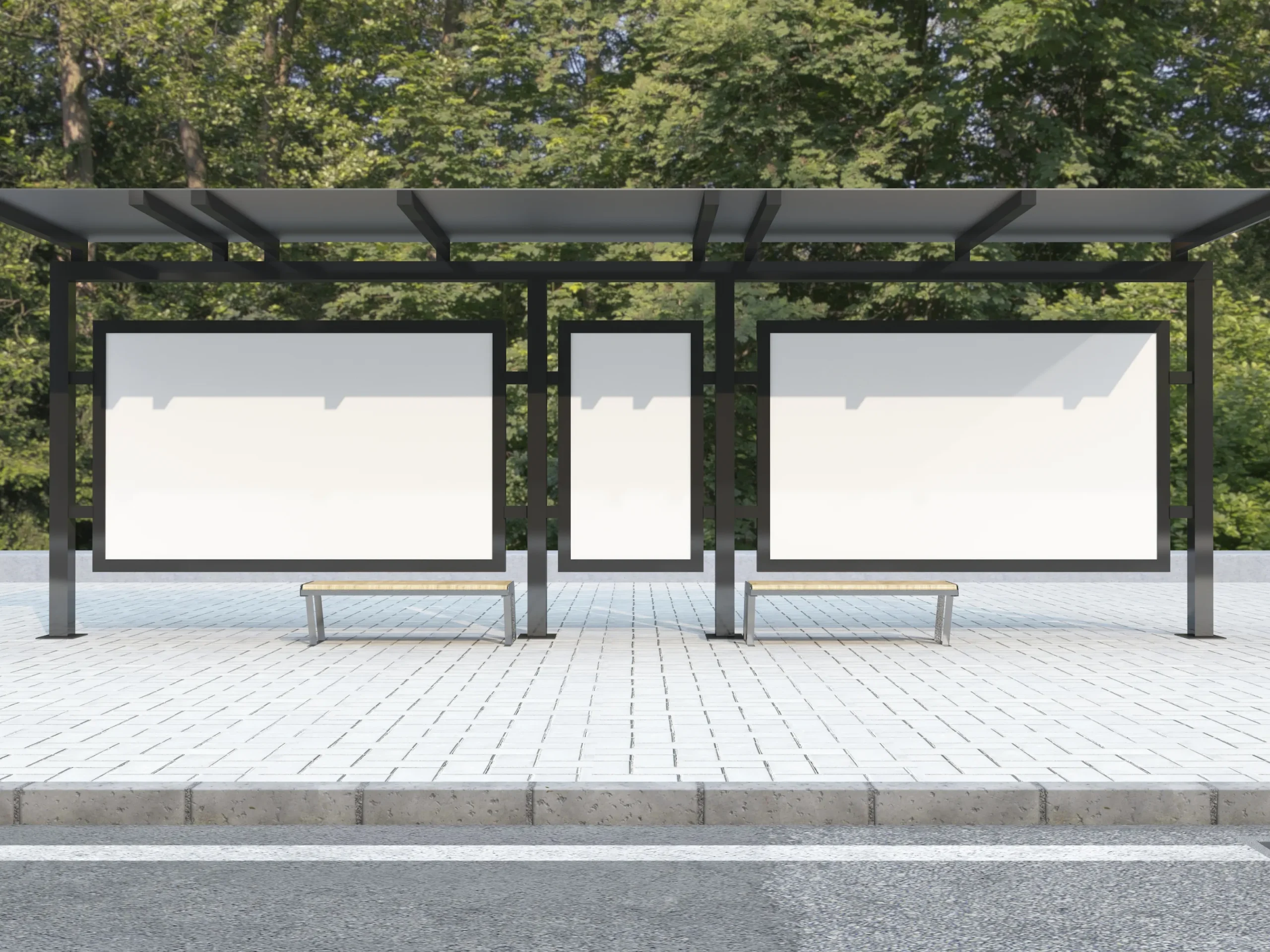 bus shelter advertising to represent OOH meaning