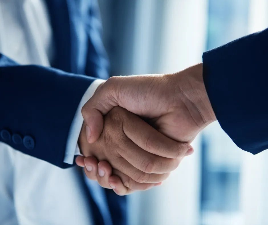 shaking hands
